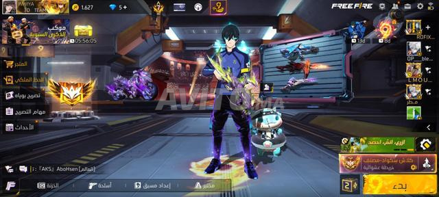 Compte Free Fire à vendre - 2