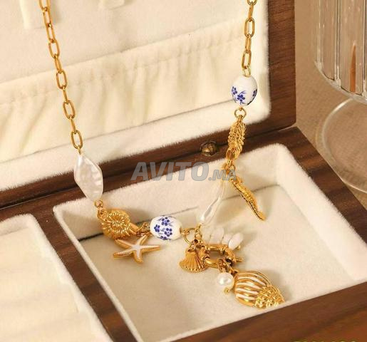 Bijoux thème Plage en Acier Inoxydable XU0430 - 2