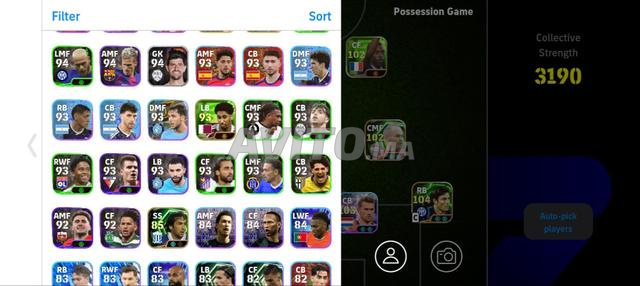 Compte de jeu PES à vendre - 2