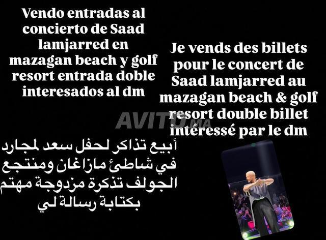 Entrée double Saad Lamjarred 24 juillet - 2