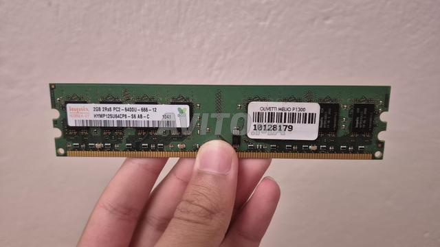 3 barrettes de RAM 2 Go DDR2 800Mhz - 2