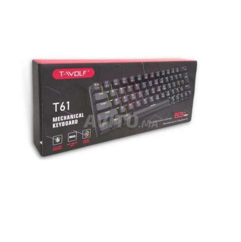 Clavier Gaming Mécanique T-WOLF T61 Switchs Bleus
