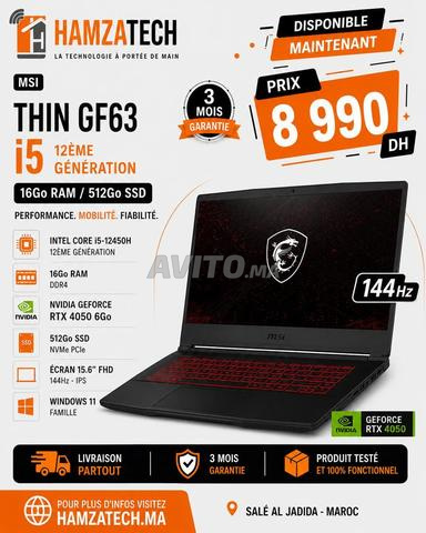 MSI Thin GF63 i5-12450H RTX4050 16GB 512GB