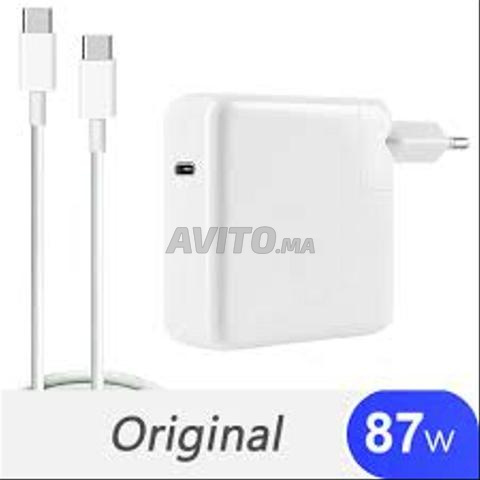 Chargeur PC portable Apple original neuf Type-C 87W