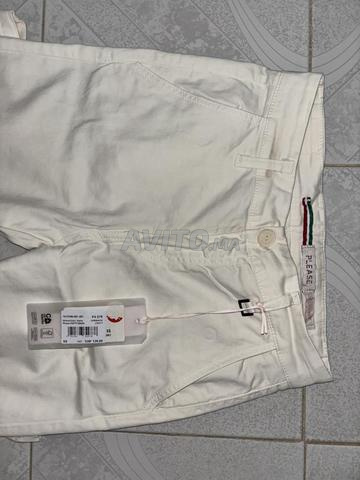 Pantalon blanc PLEASE (Made in Italy) – NEUF - 2