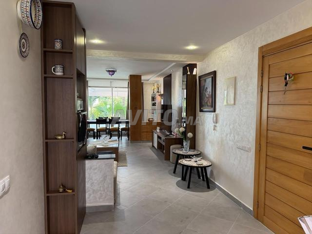 appt à Harhoura avec jardin, piscine et plage