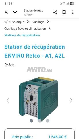Station de récupération de fluides frigorigènes Refco Enviro