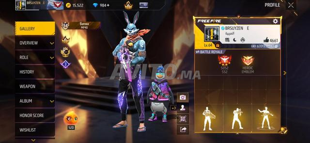 Compte Free Fire - 2