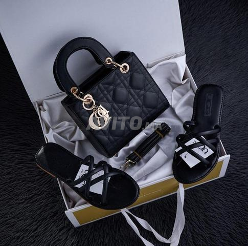 Sac Dior & Sandales Élégance et Luxe - 2