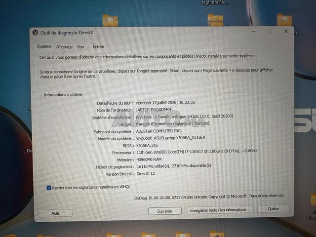 ASUS VivoBook i7 40 جيجا رام - 2