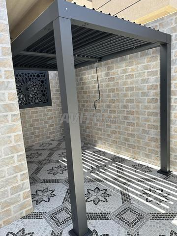 Pergola grise en aluminium - 2