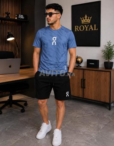 Ensemble T-shirt Short Homme – 200 DH - 2