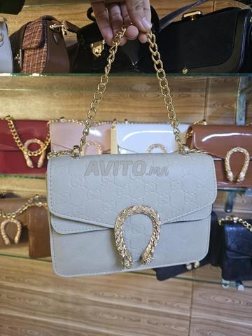 Sac à main femme Gucci Style neuf gris - 2