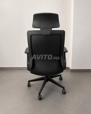 Fauteuil de bureau ergonomique noir - 2