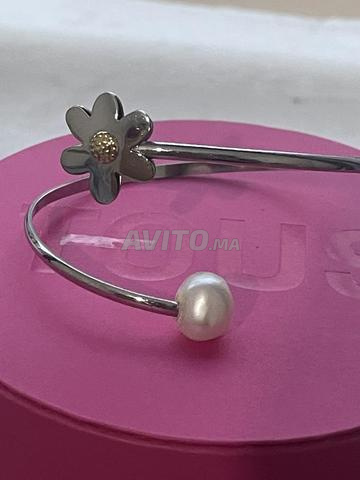 Bracelet en acier avec de l'or 18K