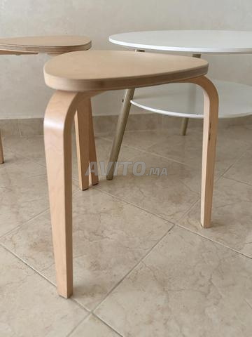 طاولة قهوة و 2 مقعد IKEA - 2