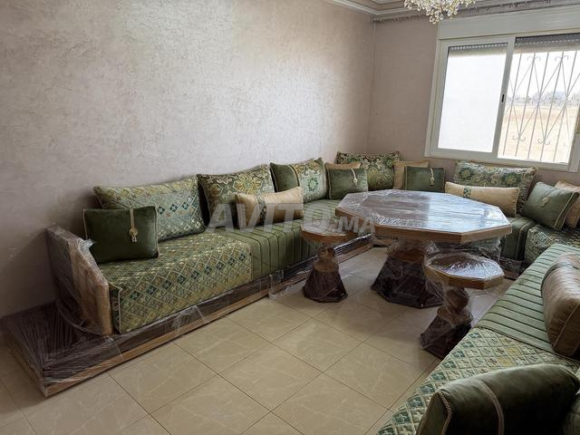 Salon marocain à vendre neuf top brodé matelassé - 2