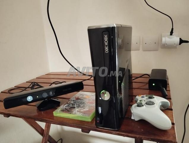 Xbox 360 slim flashé 250gb, manette originale - 2