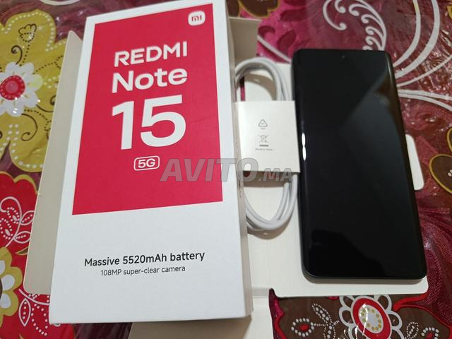 ريدمي نوت 15 5G 8 رام 256 جيجا