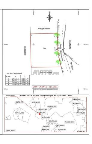1170 m2 sur le goudron à Sidi Abdellah Ghiat - 2