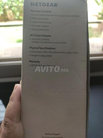 NETGEAR GS908 – سويتش إيثرنت جيجابت 8 منافذ - 2