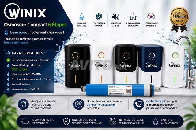Osmoseur Compact 6 Étapes