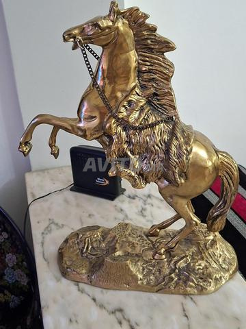 Vente décoration cheval en cuivre