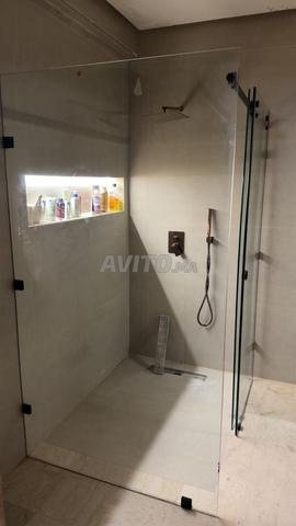 Cabine de douche en verre trempé