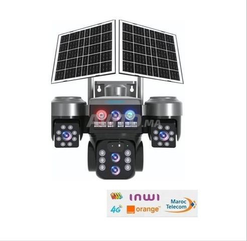 Partager Caméra 4G Solaire - 5 LENS 2 Panneaux 3ES