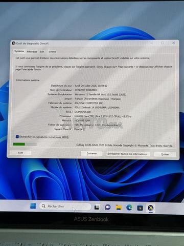 أسوس زين بوك 14 OLED UX3405MA ألترا 7 16 جيجا 1 تيرابايت