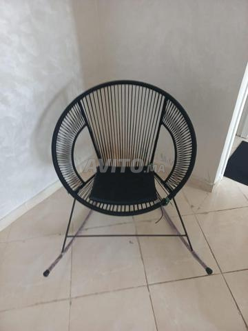 🏡 Ensemble de meubles - Table d'occasion et 2 chaises artisanales - 2