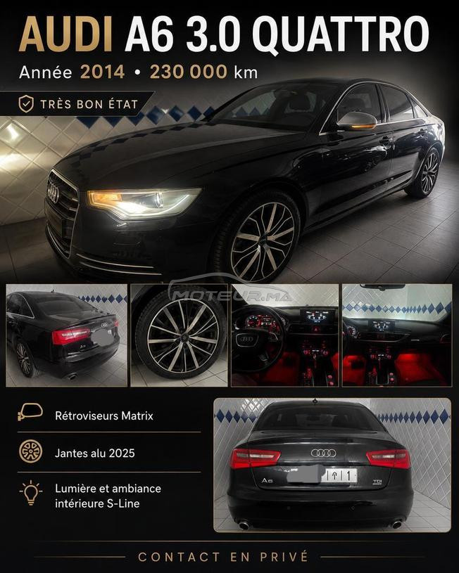 Audi A6 Diesel Automatique 2014 à Casablanca