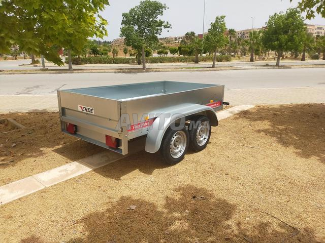 مقطورة 750 كجم مزدوجة المحاور جديدة