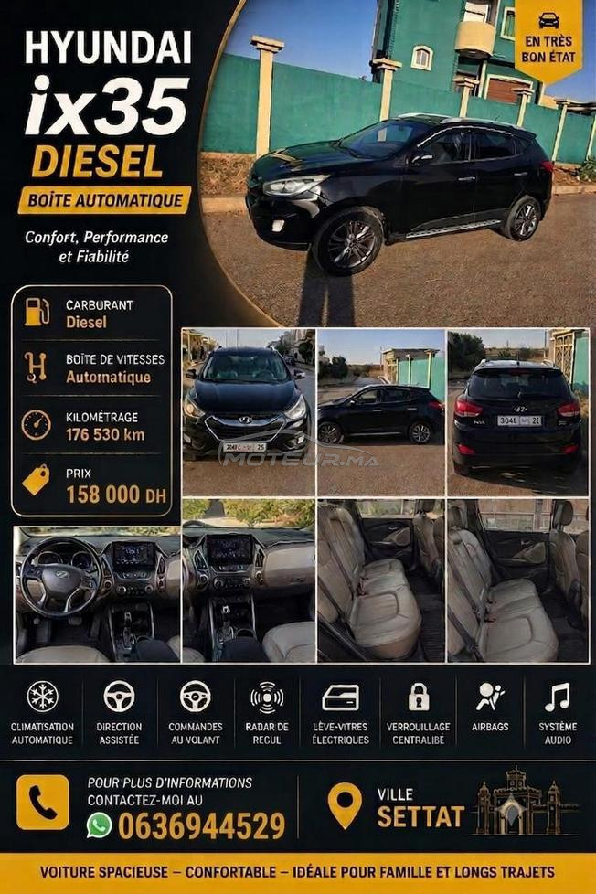 Hyundai ix35 Diesel Automatique 2016 à Settat