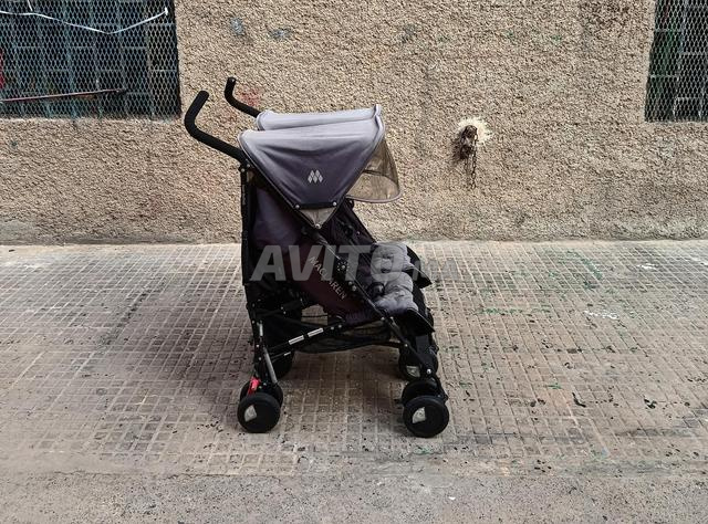عربة أطفال مزدوجة فرنسا 🇲🇫 (خفيفة) كالجديدة - 2
