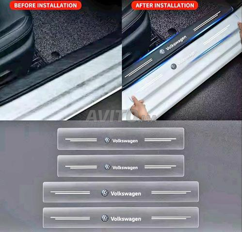 عتبات أبواب وصندوق السيارة لـ فولكس فاجن 5 قطع