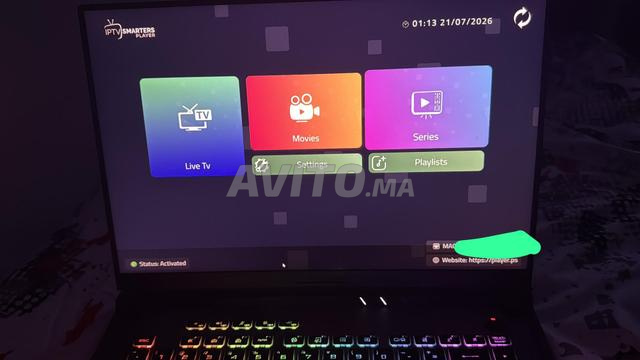 Abonnement D'IPTV 12 Mois 4k HEVC PR