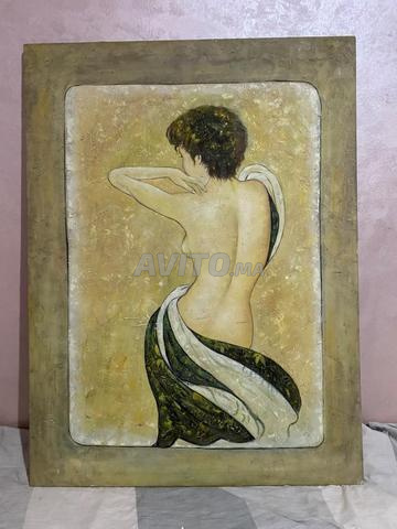لوحة فنية أصلية مرسومة باليد بألوان الزيت – - 2