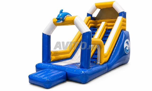 Toboggan Gonflable Géant 3.5x7 Neuf - 2