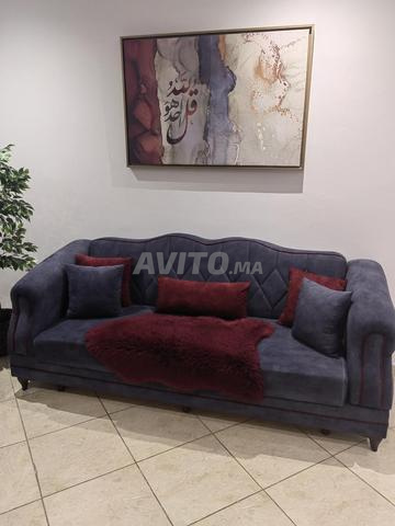Salon 3 pièces fauteuil avec rangement - 2