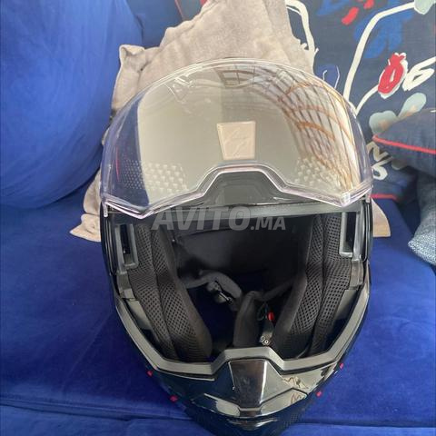 Casque de moto modulable
