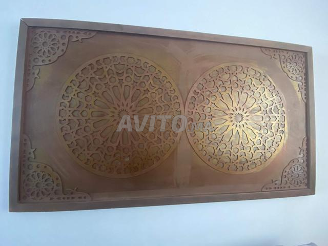 Tableau artisanal bois massif oriental/marocain