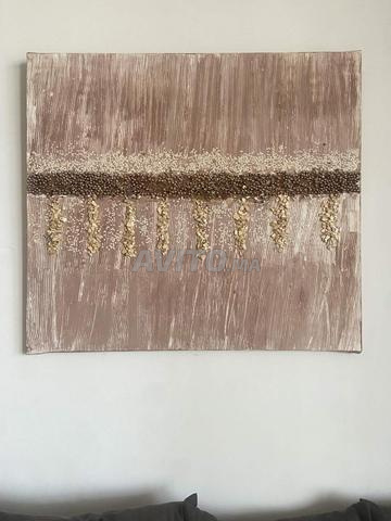 Tableau artistique texturé chic