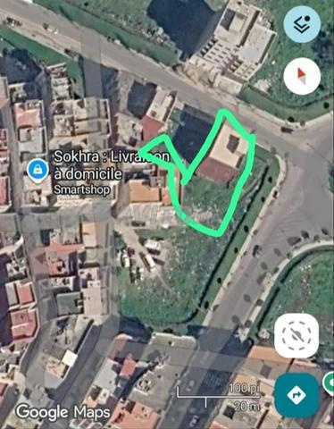 قطعة أرضية محافظة مع رخصة البناء موقع الخربة طنجة