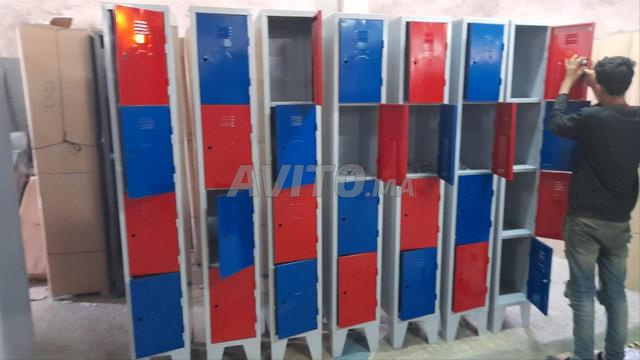 خزانة ملابس معدنية\vestiaire 3portes \armoire 