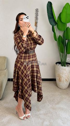 Robe à carreaux top - 2