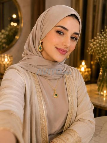 Rayonne de luxe - Collier avec boucles d'oreilles à seulement 129 dirhams - 2