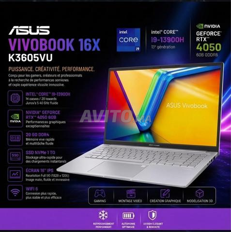 ASUS Vivobook 16X (i9/RTX4050/20Go RAM/1To ssd)