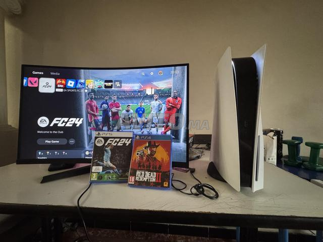 PS5 Avec FC 24 Et Red Dead - 2