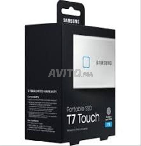 قرص صلب خارجي 2 تيرابايت SSD سامسونج T7 تاتش - 2